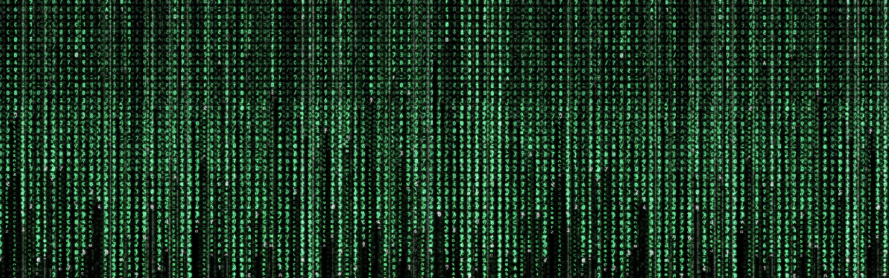 Matrix digital rain effect