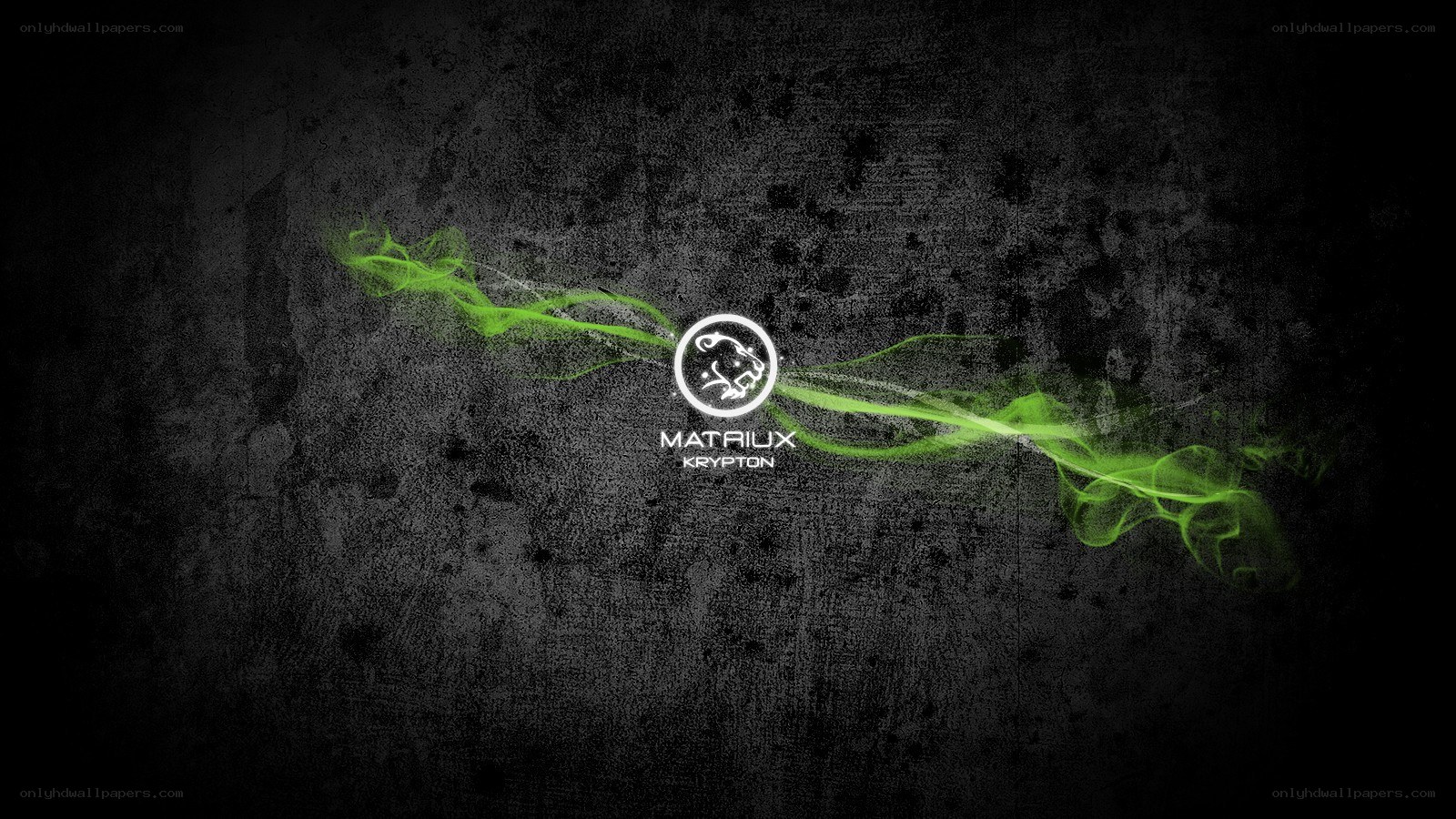 Matrix Krypton logo with green energy