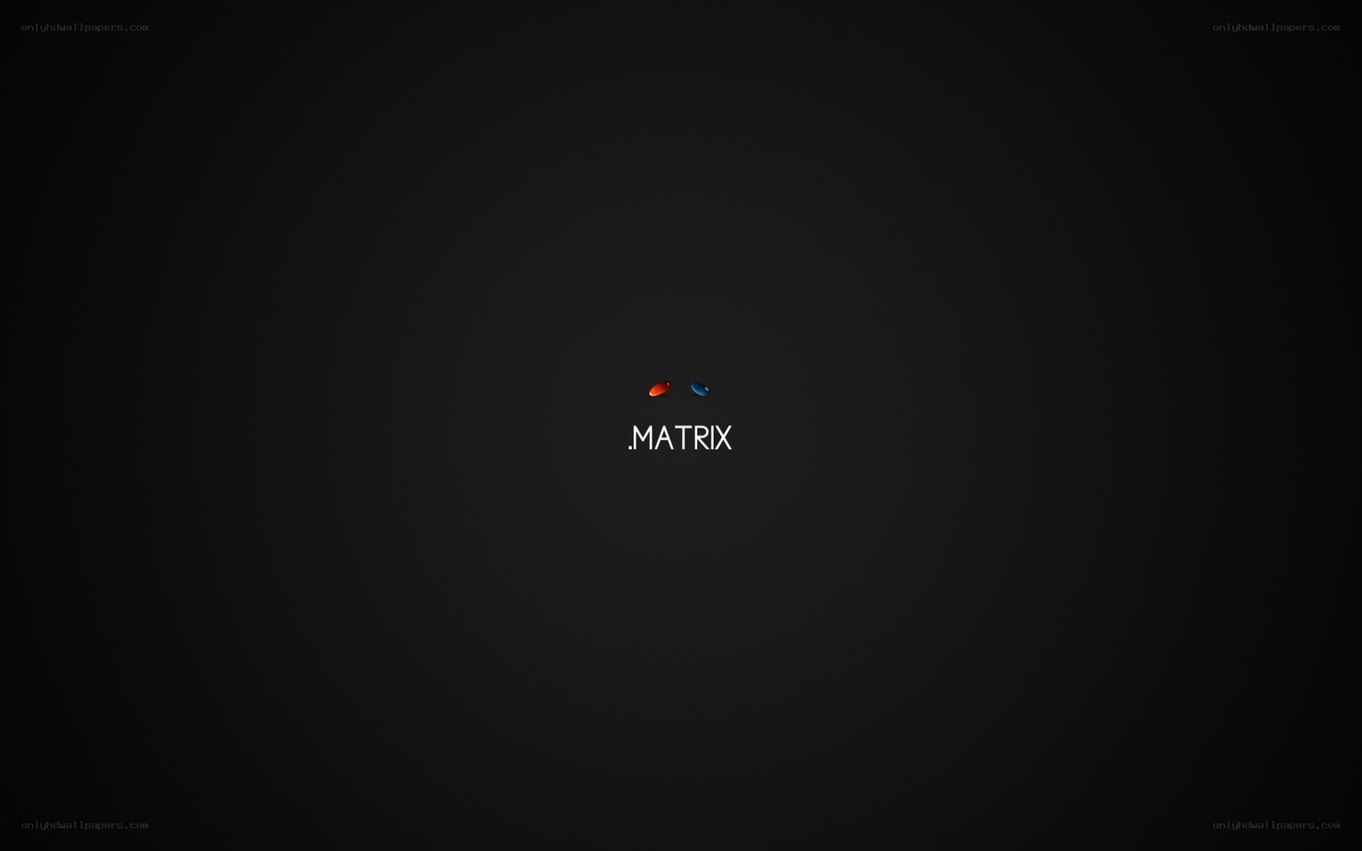 .MATRIX logo on black background