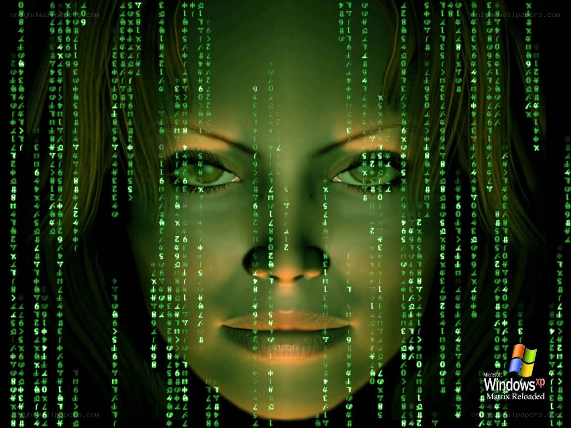 Matrix Reloaded desktop background