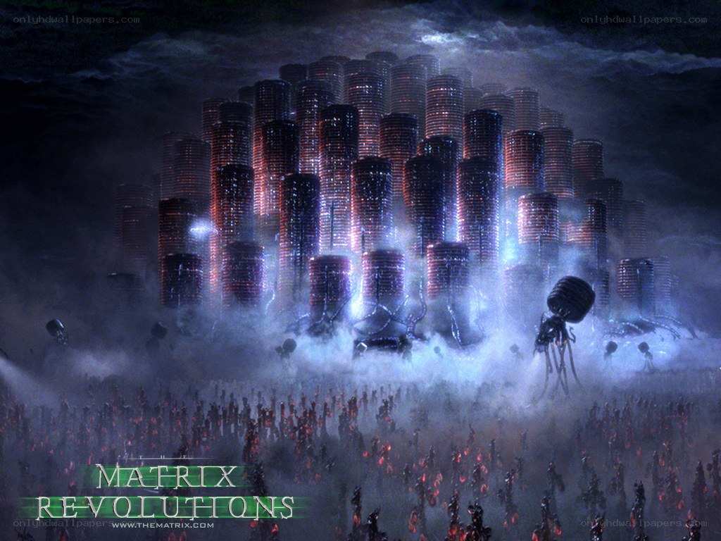 Matrix Revolutions cityscape