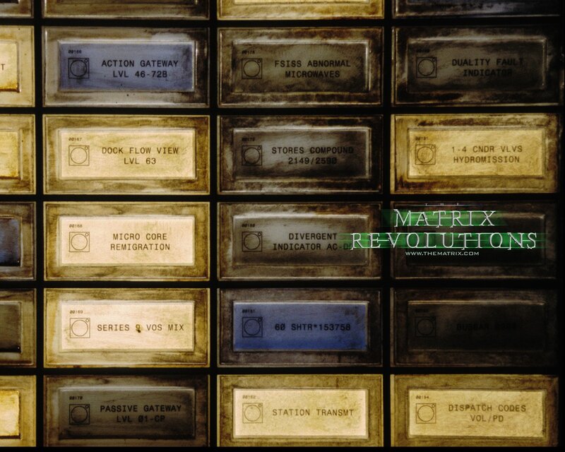 Matrix Revolutions control panels