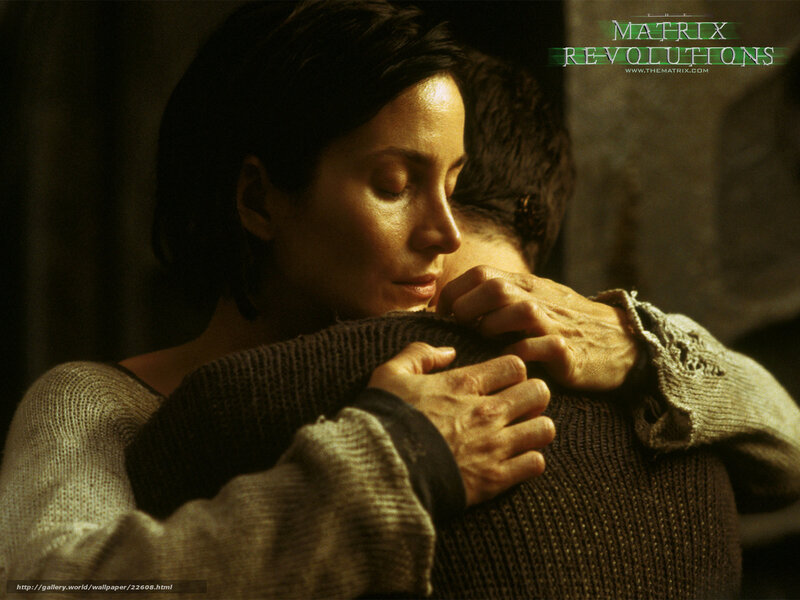 matrix revolutions hug scene