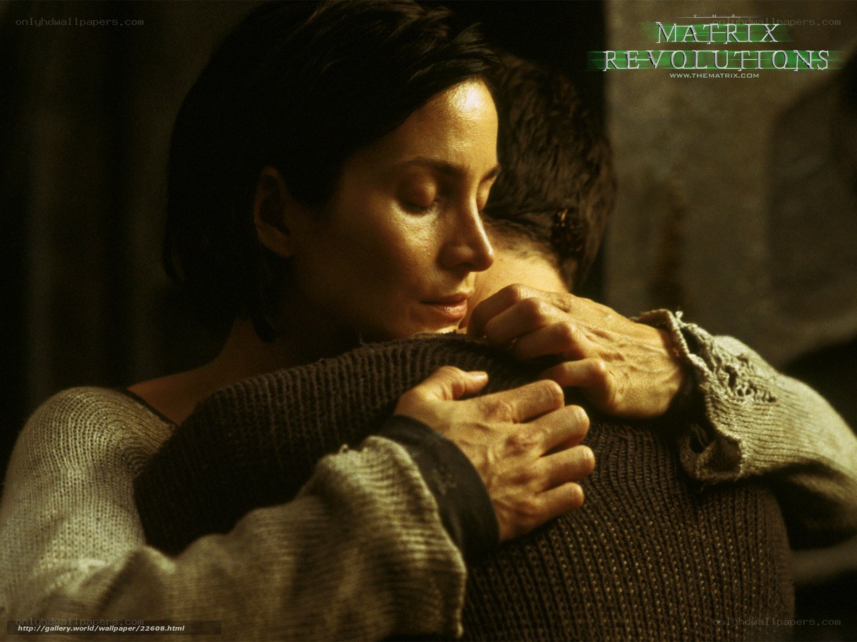 matrix revolutions hug scene