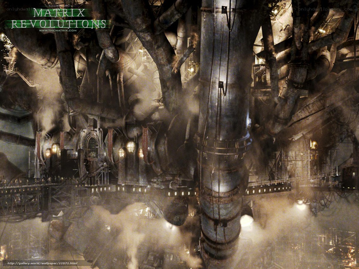 Matrix Revolutions industrial interior
