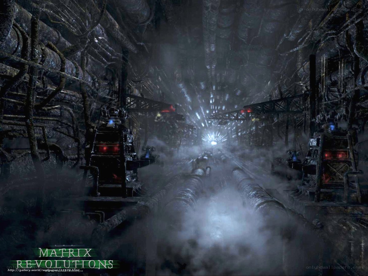 Matrix Revolutions industrial tunnel