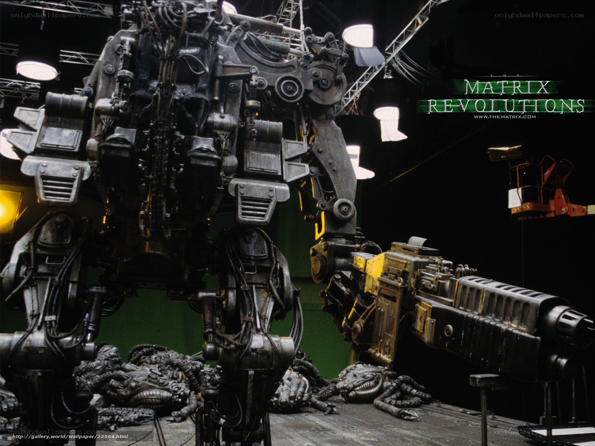 Matrix Revolutions robot set