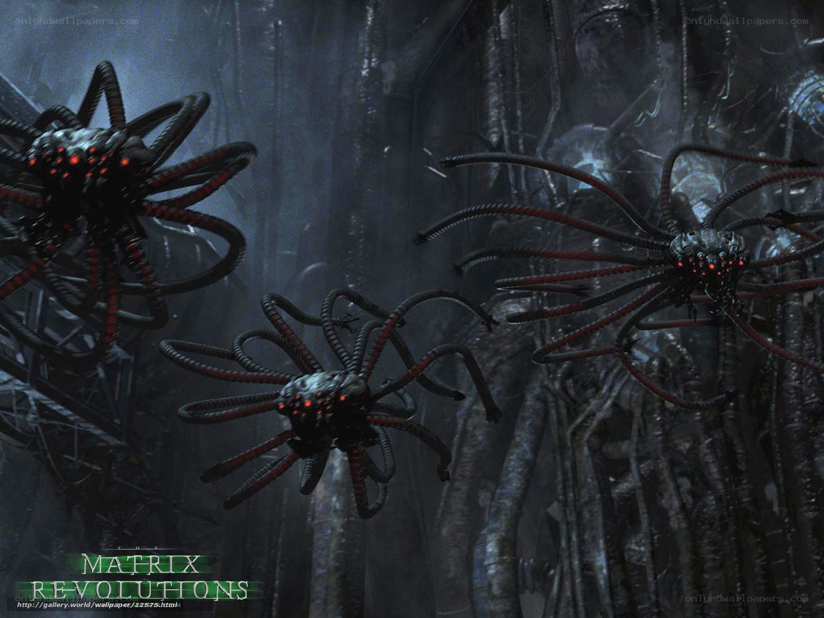Matrix Revolutions spider creatures