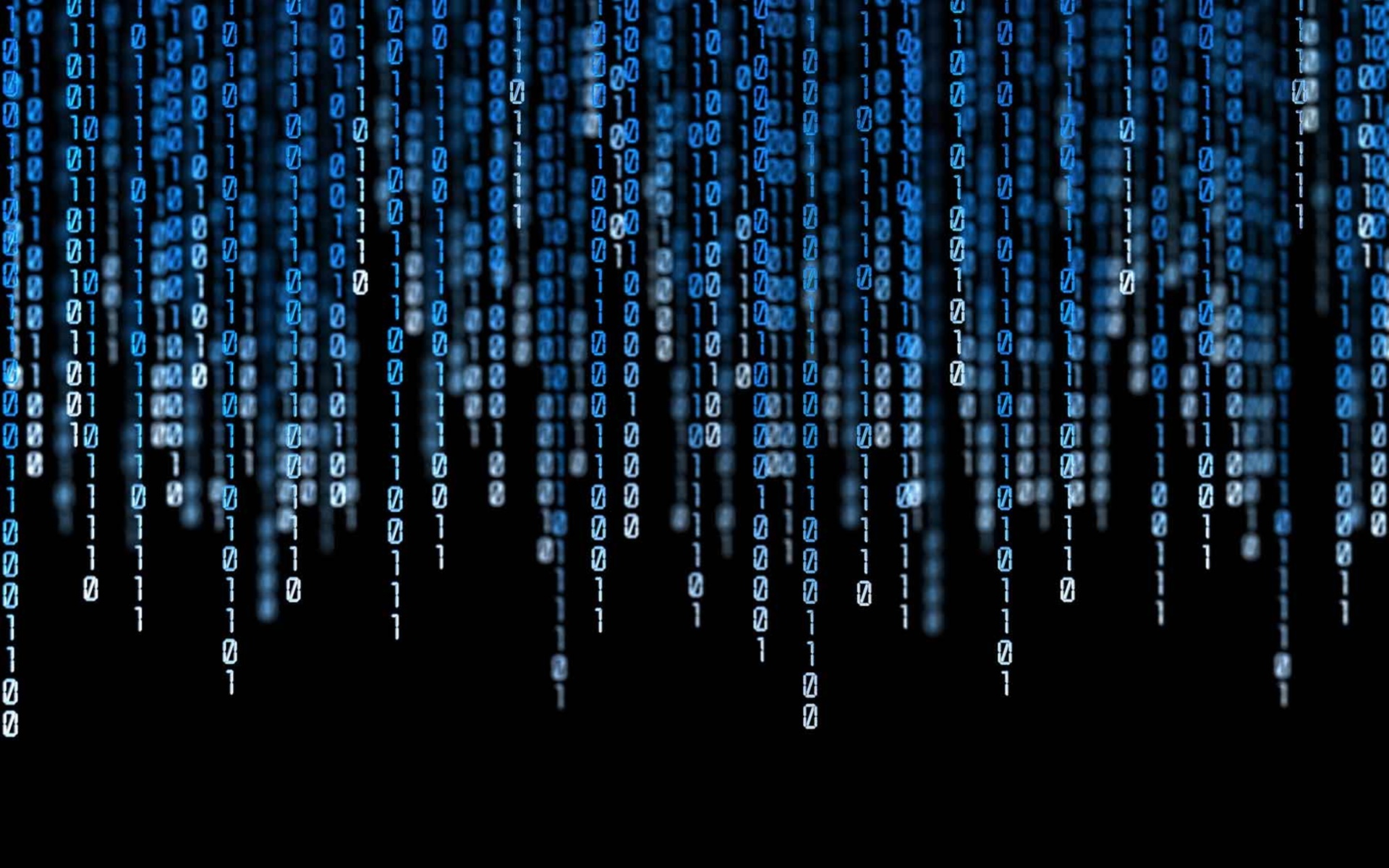 Matrix-style binary code