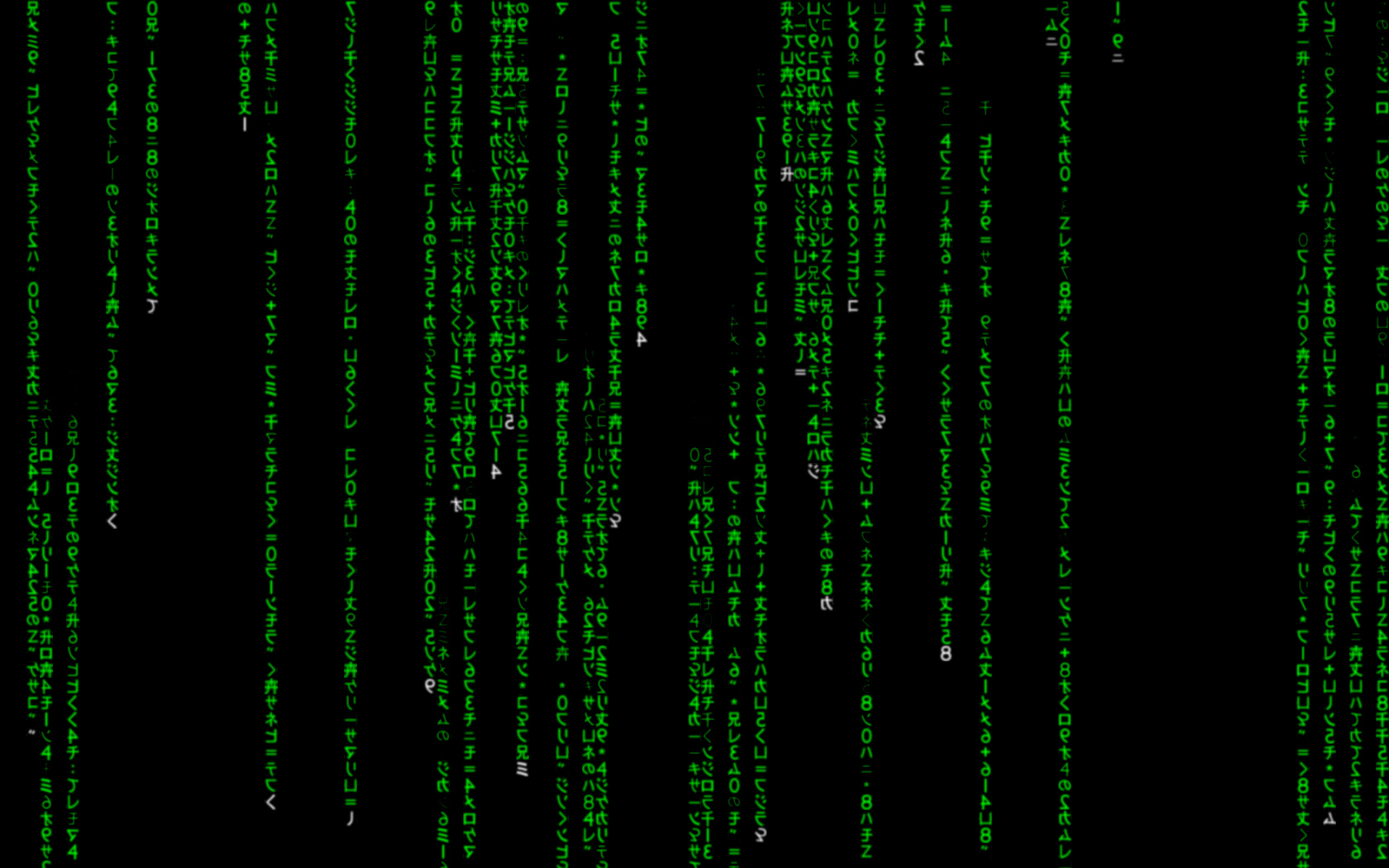 Matrix-style code rain