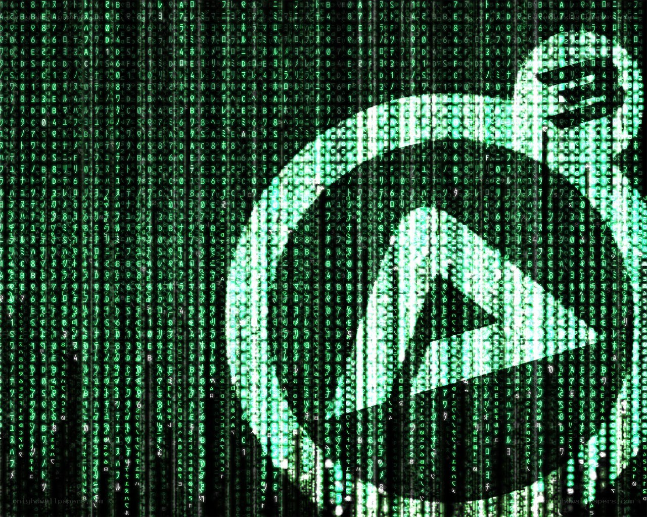 Matrix-style digital code with symbol