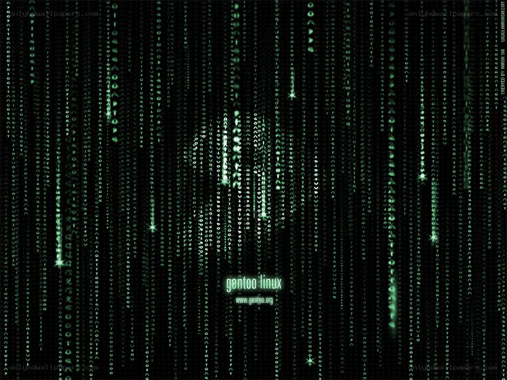 Matrix-style digital rain