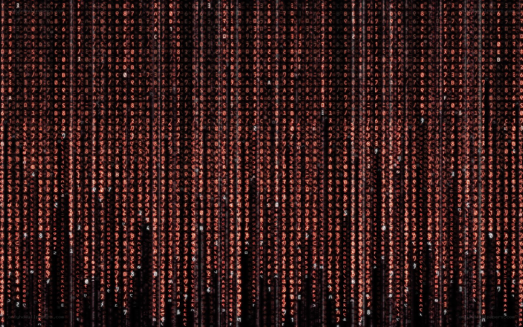 Matrix-style digital rain