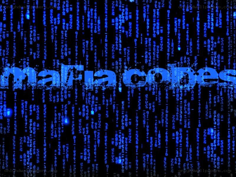 Matrix-style digital rain