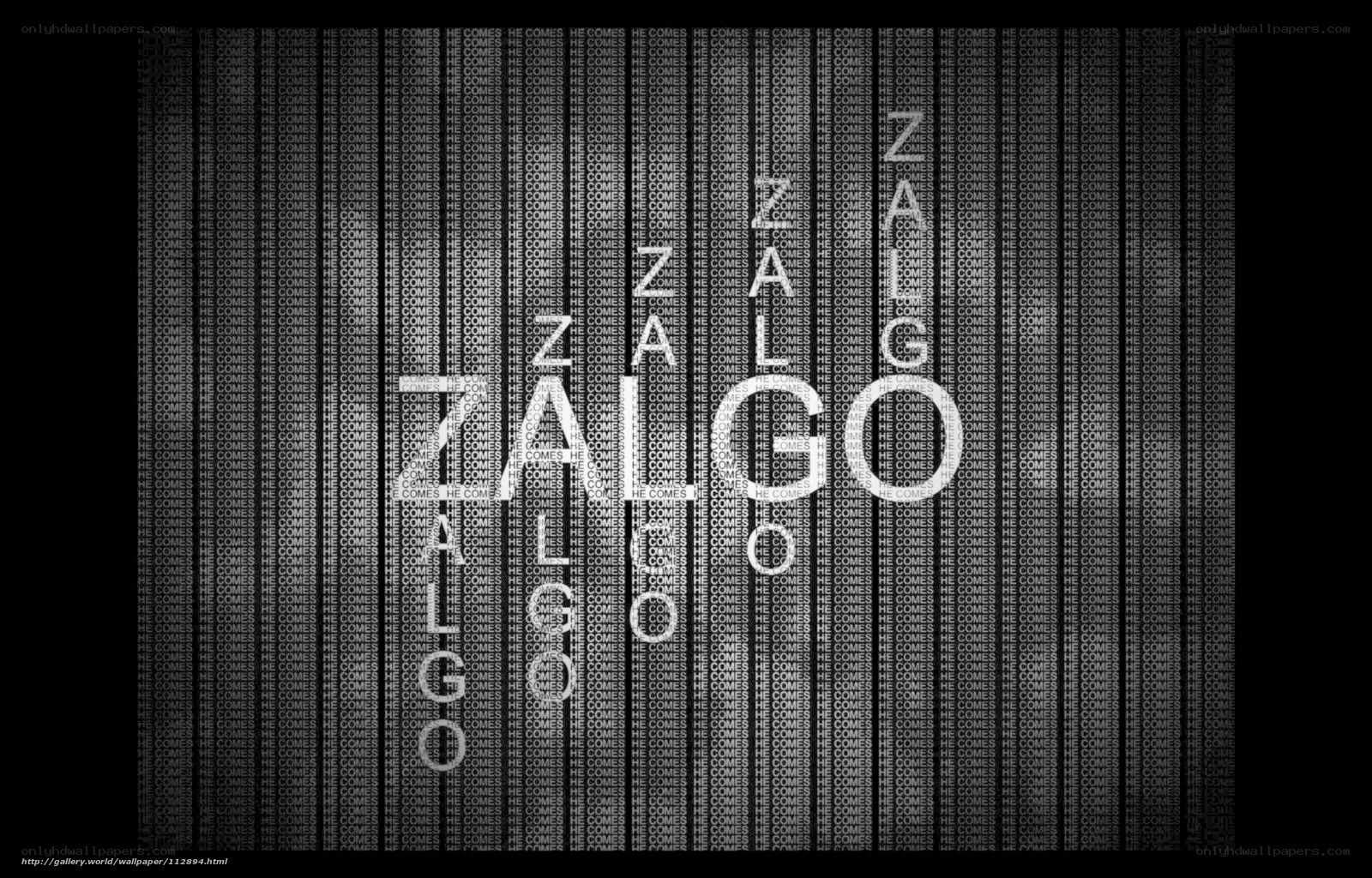 Matrix-style Zalgo text
