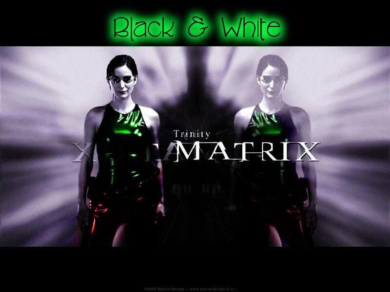 Matrix Trinity Black and White