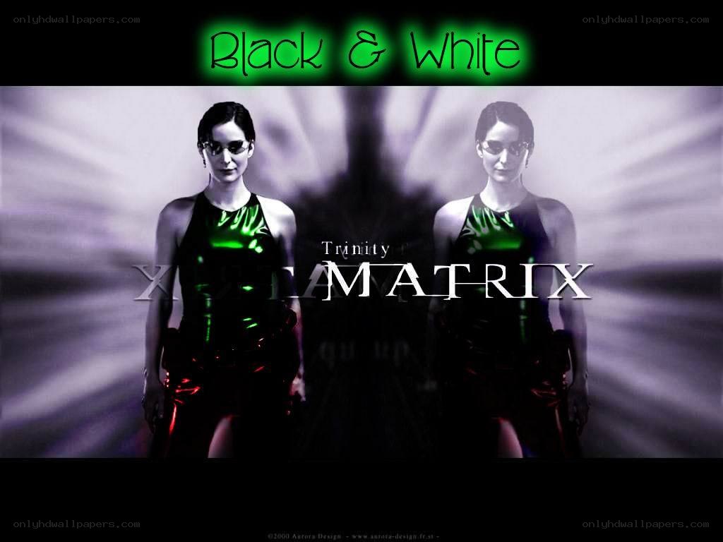 Matrix Trinity Black and White
