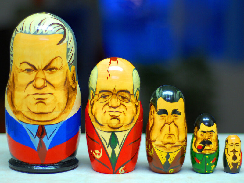 Matryoshka Dolls with Portraits