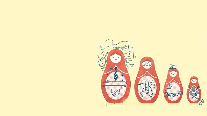 Matryoshka Dolls — Yellow, Calm