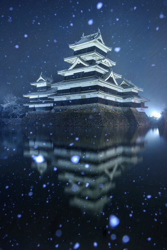 Matsumoto Castle — Blue, Serene