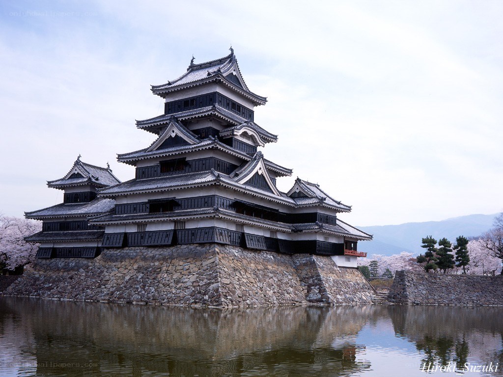 Matsumoto Castle in spring