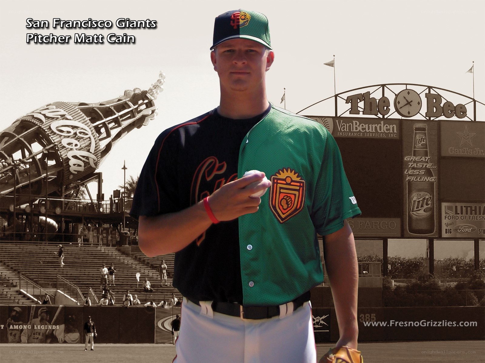 Matt Cain in Giants uniform