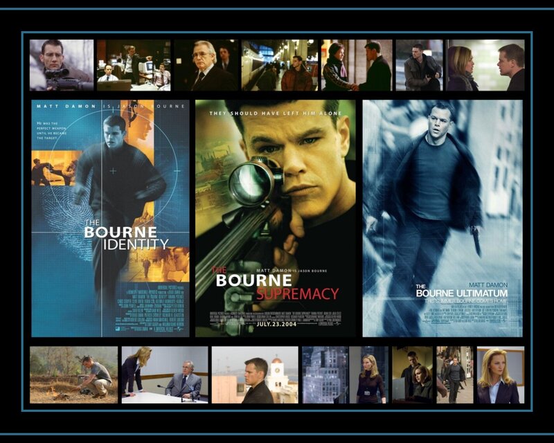 Matt Damon as Jason Bourne — Blue