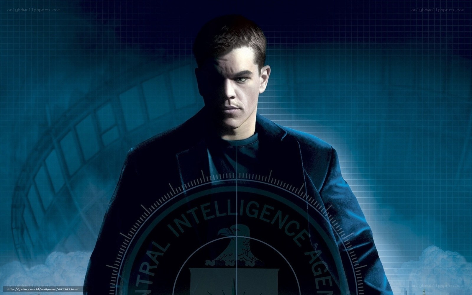 Matt Damon in a dark coat