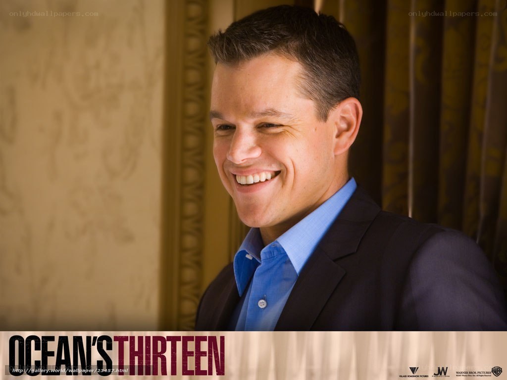 Matt Damon in Ocean's Thirteen