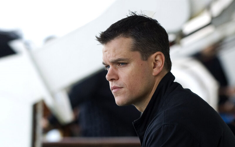 Matt Damon in profile