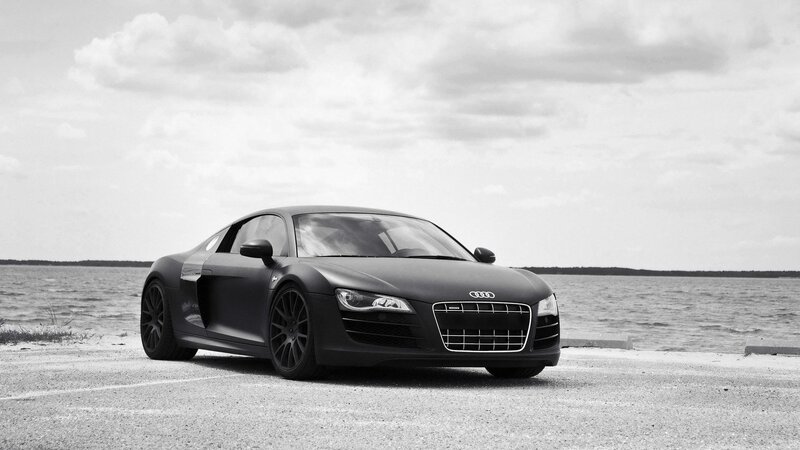 Matte Black Audi R8 — Serene