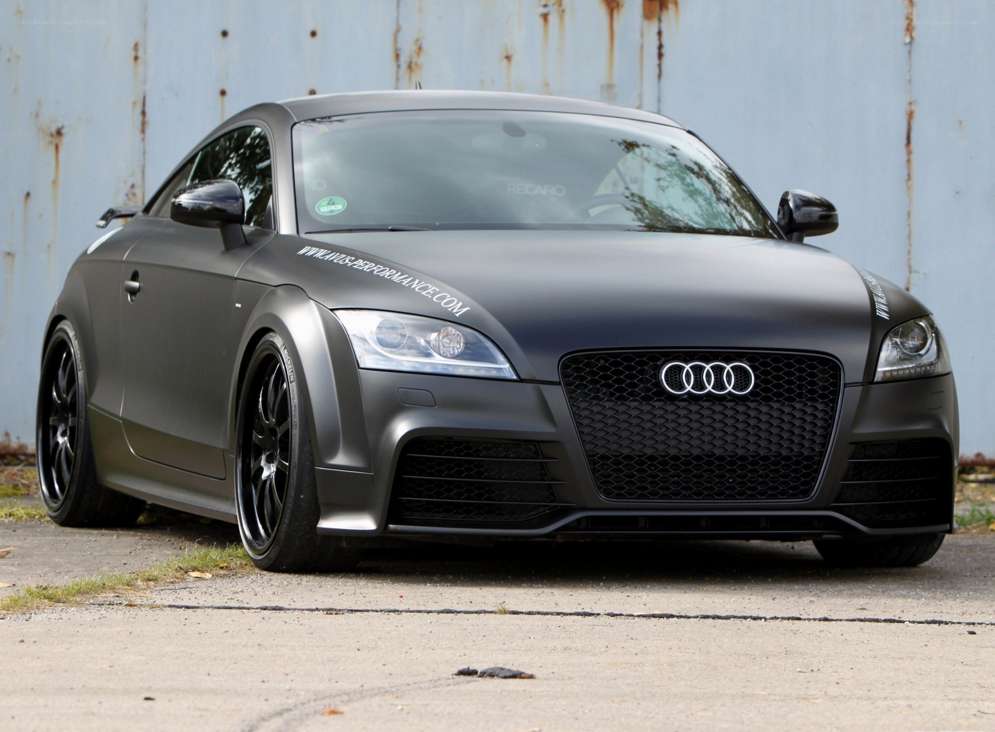 Matte black Audi TT