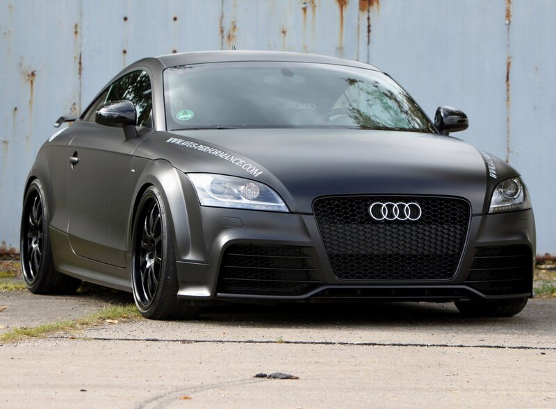 Matte Black Audi Tt — Gray, Neutral