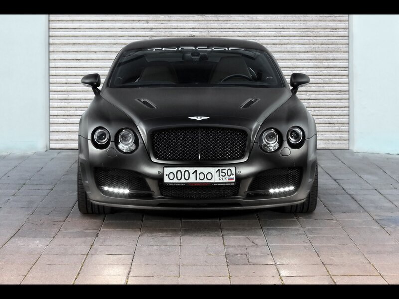 Matte Black Bentley Car — Dramatic