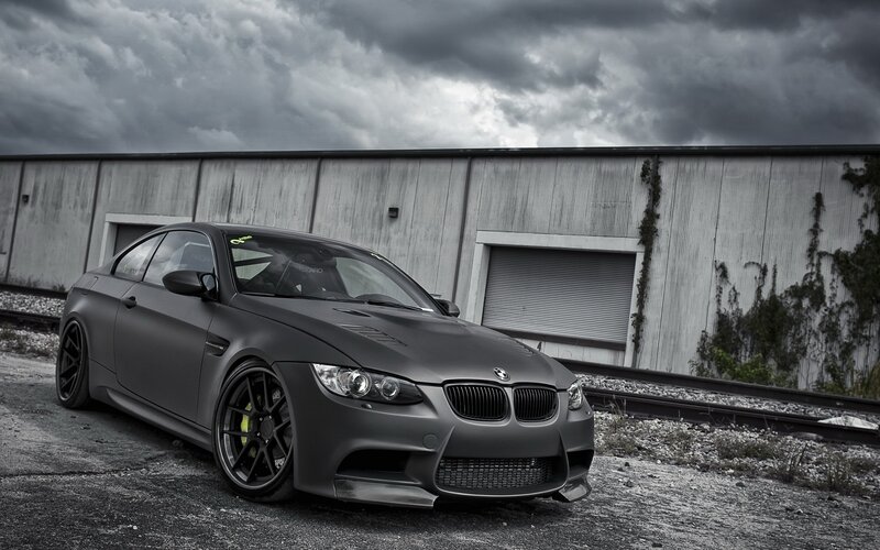 matte black bmw m3