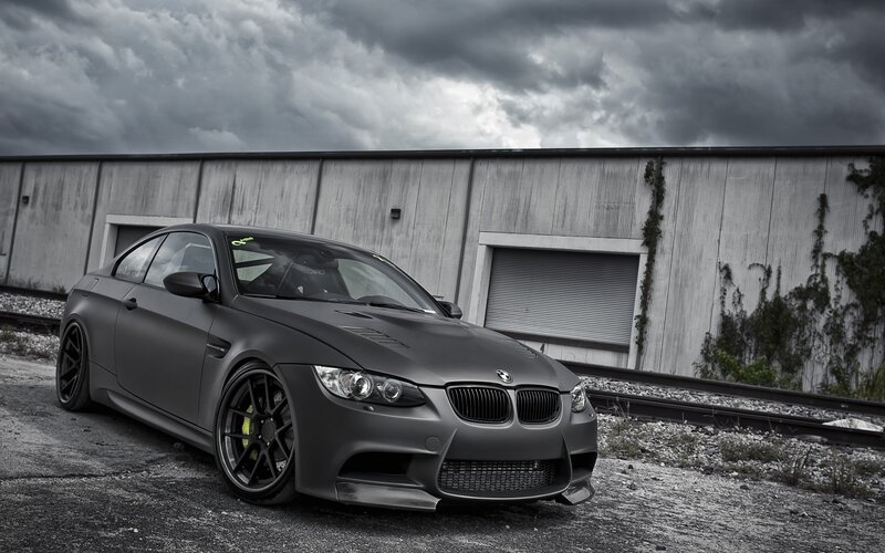matte black bmw m3