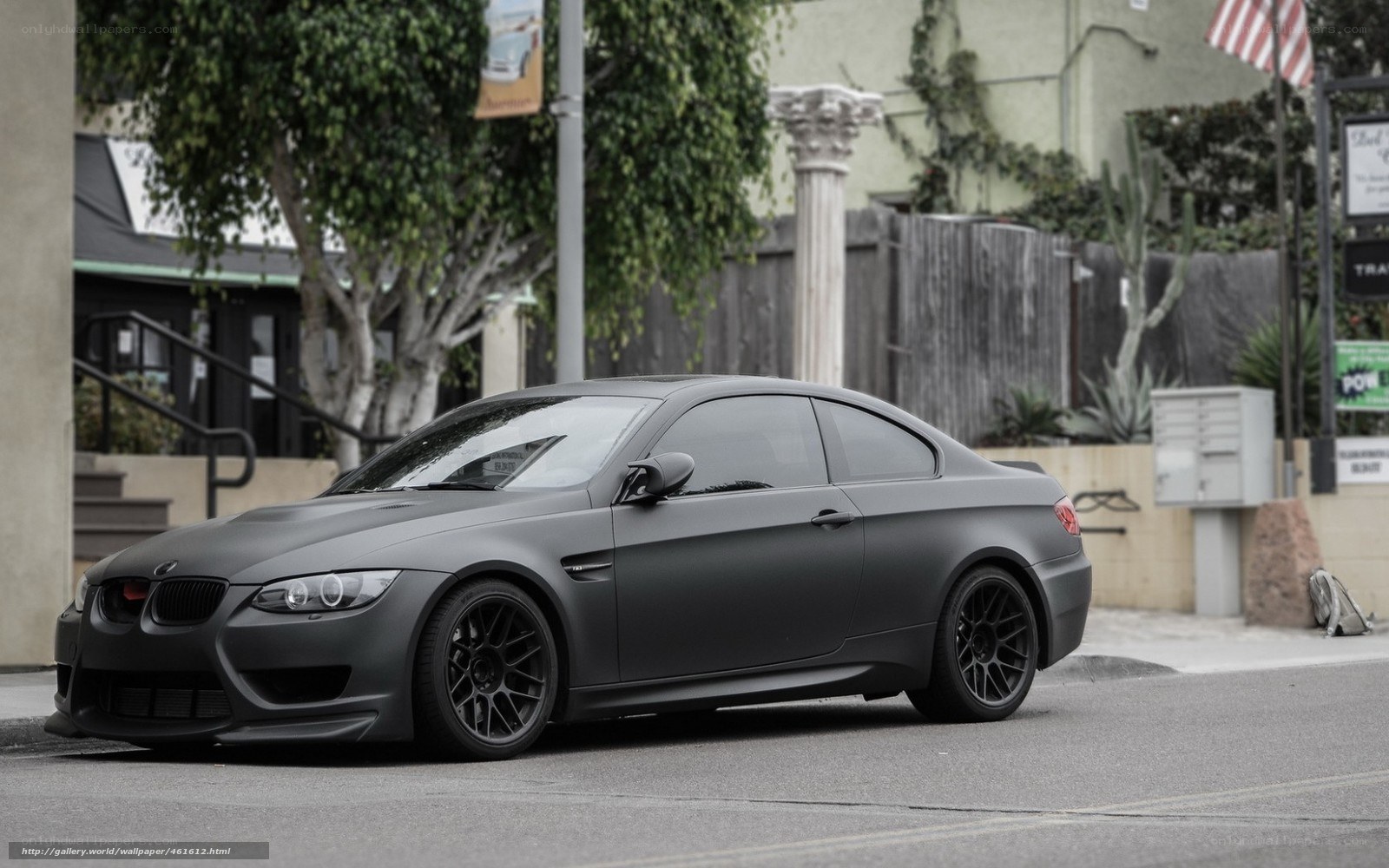matte black bmw m3 coupe