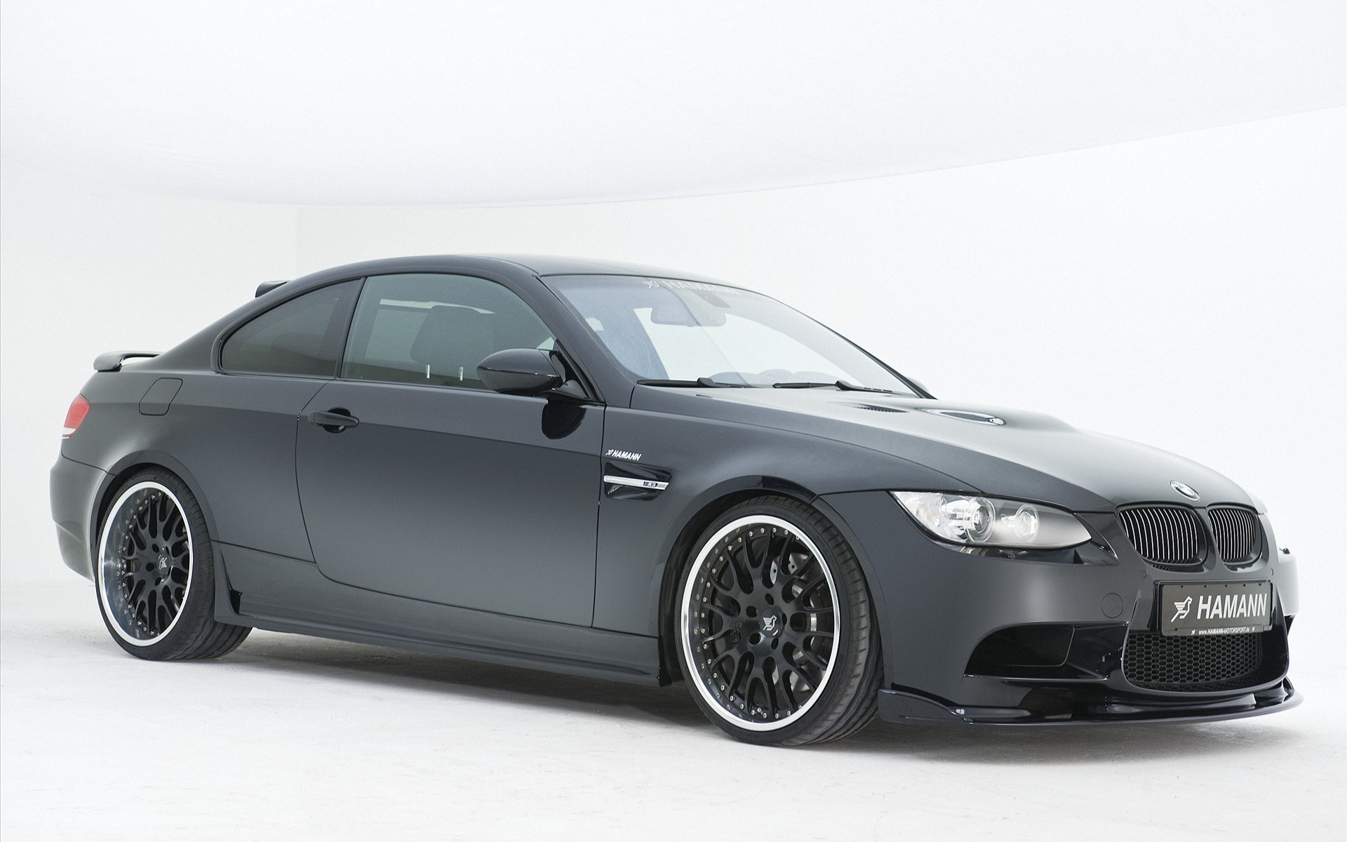Matte black BMW M3 coupe