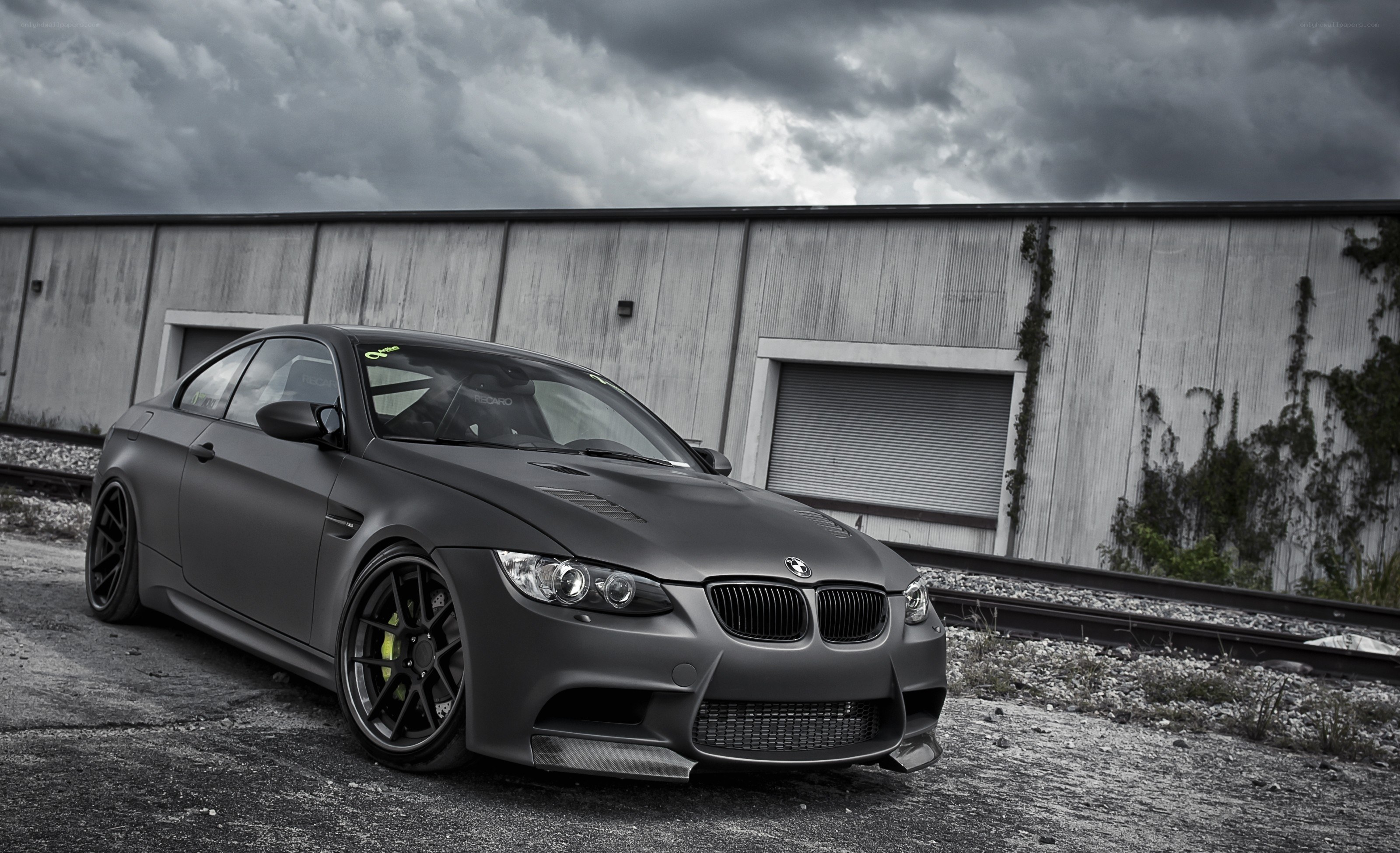 matte black bmw m3 coupe
