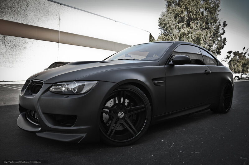 matte black bmw m3 coupe