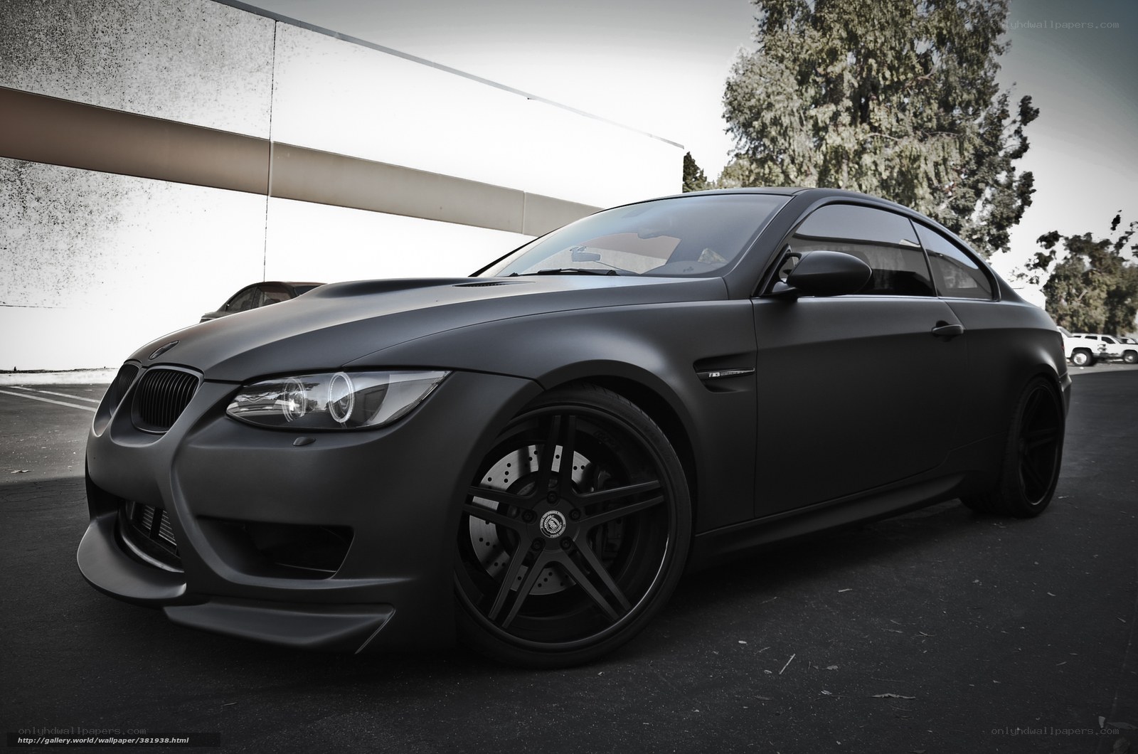 matte black bmw m3 coupe