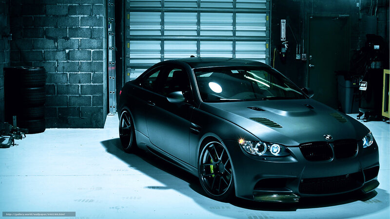 Matte Black Bmw M3 — Dramatic