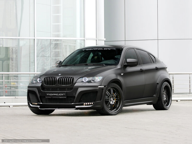 Matte black BMW X6