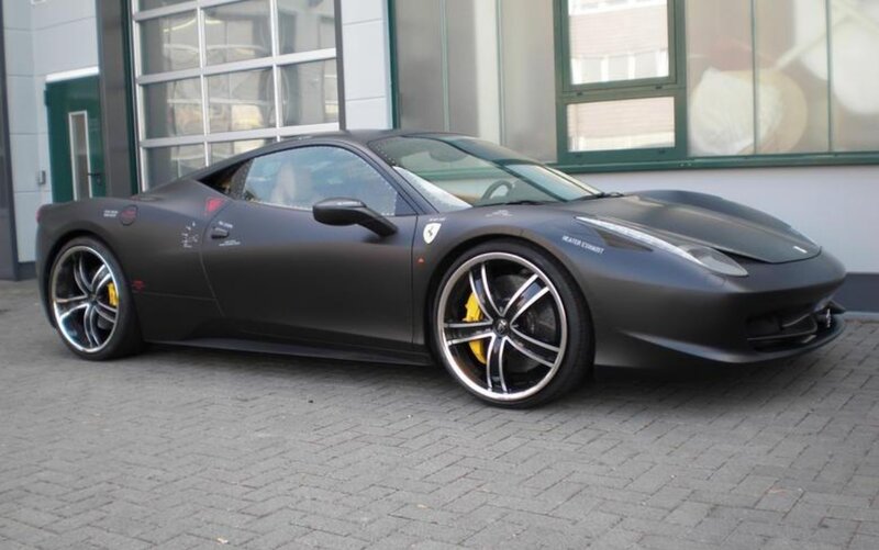 Matte Black Ferrari — Calm