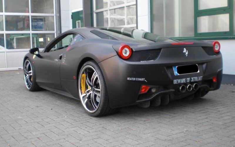 Matte Black Ferrari — Neutral