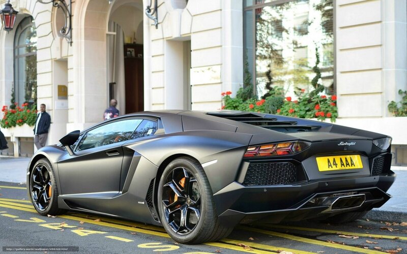 Matte Black Lamborghini — Calm