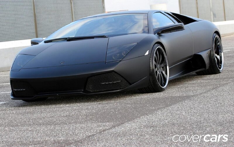 Matte Black Lamborghini — Neutral