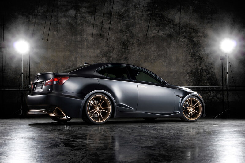 Matte black Lexus IS-F