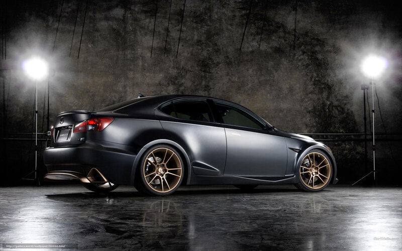 matte black lexus is f