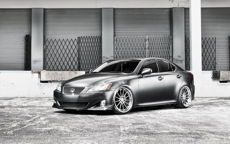Matte black Lexus IS350